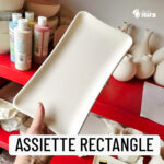 Assiette rectangle / plat à cake