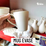Mug évasé avec anse